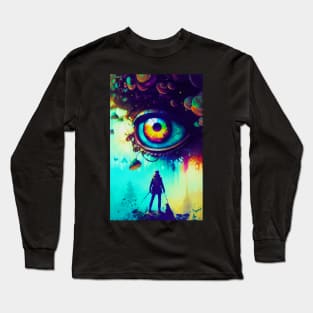 Abstract Another World Explorer Long Sleeve T-Shirt